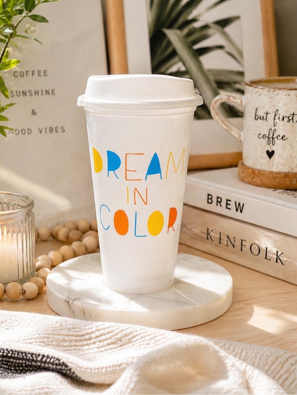 Starbucks Dream In Color Reusable Cup 2013 16 oz Rare Collector